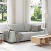 vidaXL 3-Sitzer-Sofa Wolkengrau 220x77x82 cm Stoff