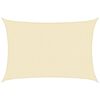 vidaXL Sonnensegel 160 g/m&sup2; Creme 3x4 m HDPE