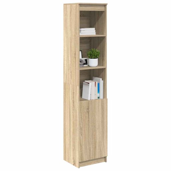 vidaXL Highboard Sonoma-Eiche 37,5x35x180 cm Holzwerkstoff