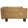 vidaXL Hundebett Braun 95x55x30 cm Samt