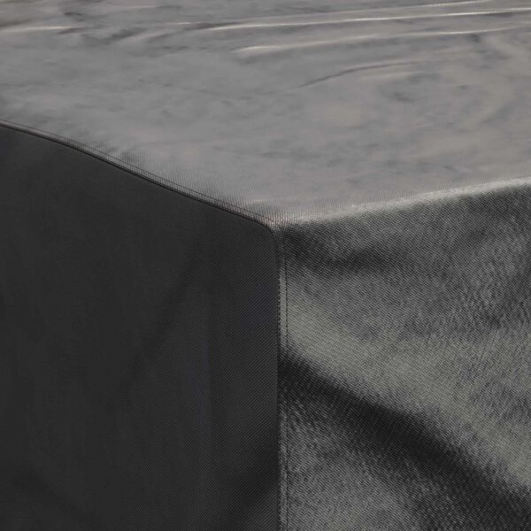 vidaXL Möbelbezug Uni Schwarz 300 x 250 x 100 cm 210D