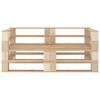 vidaXL Garten-Palettensofa 2-Sitzer Holz