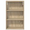 vidaXL Badezimmer-Wandschrank mit Regal Sonoma-Eiche 40 x 16 x 62,5 cm