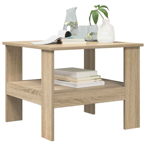 vidaXL Couchtisch Sonoma-Eiche 57 x 55 x 45 cm Holzwerkstoff