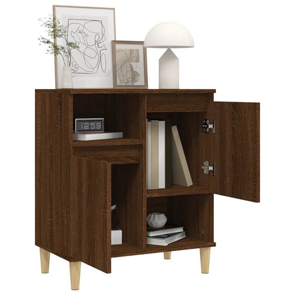 vidaXL Sideboard Braun Eichen-Optik 60x35x70 cm Holzwerkstoff