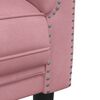 vidaXL Sofa 2-Sitzer Rosa Samt