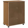 vidaXL Rollschrank Honigbraun 63,5 x 39 x 79 cm Massivholz Kiefer