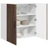 vidaXL K&uuml;chenschrank Kalmar Braun Eichen-Optik 80 x 31 x 80 cm