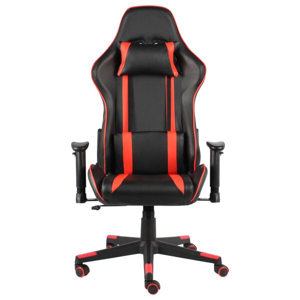 vidaXL Gaming-Stuhl Drehbar Rot PVC