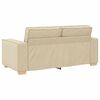 vidaXL 2-Sitzer Sofa Creme 140 cm Stoff