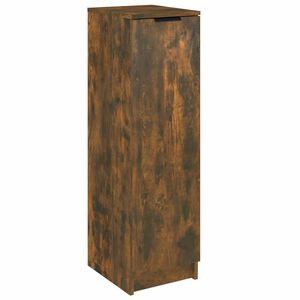 vidaXL Schuhschrank R&auml;uchereiche 30x35x100 cm Holzwerkstoff