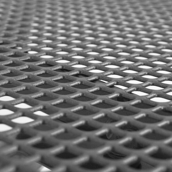 vidaXL 7-tlg. Garten-Essgruppe Stahl Anthrazit