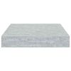 vidaXL Schweberegale 4 Stk. Betongrau 23x23,5x3,8 cm MDF