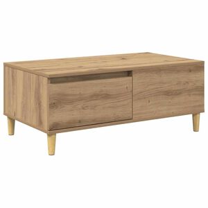 vidaXL Couchtisch Artisan-Eiche 90 x 50 x 35 cm Holzwerkstoff