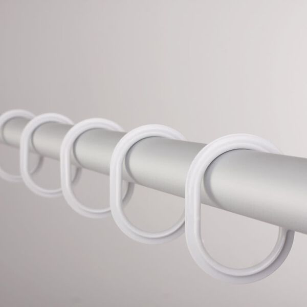 RIDDER Duschvorhangringe Wei&szlig; 49301