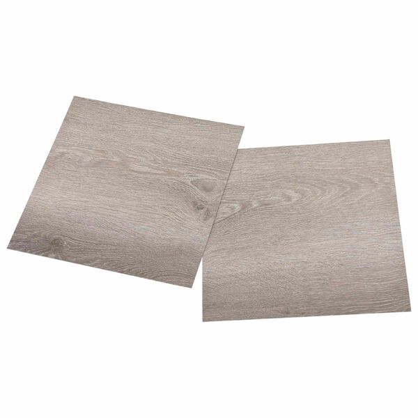 vidaXL Bodenplanken 55 pcs Taupe 5,11 m&sup2; PVC