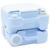 vidaXL Camping-Toilette Helles Blau und Weiß 41,5 x 36,5 x 30 cm