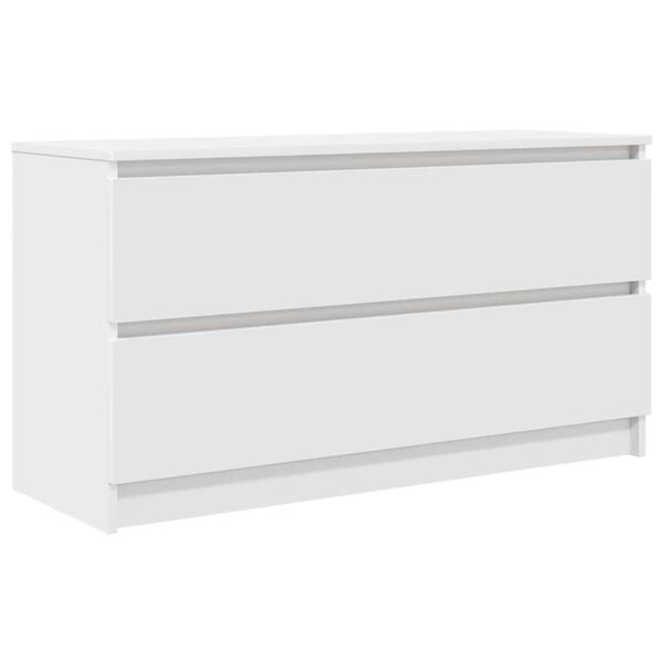 vidaXL TV-Schrank Wei&szlig; 100x35x54 cm Holzwerkstoff