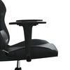 vidaXL Gaming-Stuhl mit Massagefunktion Schwarz Kunstleder