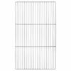 vidaXL Grillrost 67 x 40 cm Edelstahl Silber