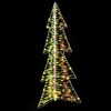 vidaXL Weihnachtsbaum mit 160 LEDs Warmes Wei&szlig; 150 cm PET