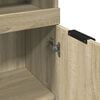 vidaXL Badschrank Sonoma-Eiche 32x34x188,5 cm Holzwerkstoff