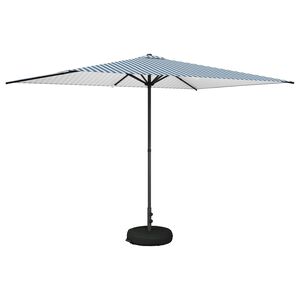 vidaXL Garten-Schirm mit Fu&szlig; 200 x 300 cm Polyester Rechtwinklig