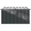 vidaXL Gartenlagerbox Schwarz 101 x 82 x 50 cm Stahl