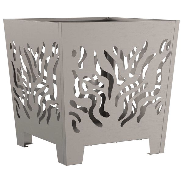 vidaXL Feuerstelle Braun 40 x 40 x 40 cm Stahl