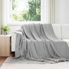 vidaXL Wohndecken 24 pcs Grau 240 x 220 cm Fleece