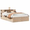 vidaXL Massivholzbett ohne Matratze 160x200 cm Kiefernholz