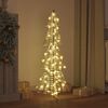 vidaXL Weihnachtsbaum mit 100 LEDs Warmes Wei&szlig; 120 cm PET