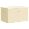 vidaXL Aufbewahrungsbox Vliesstoff 55 x 35 x 32 cm 61,6 L Creme