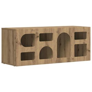 vidaXL TV-Schr&auml;nk Artisan-Eiche 100 x 35 x 40 cm Holzwerkstoff