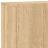 vidaXL 5-tlg. Wohnwand Sonoma-Eiche Holzwerkstoff
