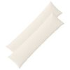 vidaXL Kissenbezug 2 pcs ALMELO Creme 40 x 145 cm Cord