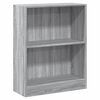 vidaXL B&uuml;cherregal Grau Sonoma 60x24x76 cm Holzwerkstoff