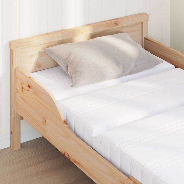 vidaXL Schaumstoffmatratze Weiß 80 x 200 cm Stoff