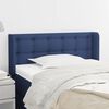 vidaXL Kopfteil mit Ohren Blau 83x16x78/88 cm Stoff