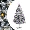 vidaXL K&uuml;nstlicher Weihnachtsbaum Wei&szlig; 210 cm