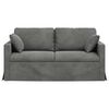vidaXL Sofa Dunkelgrau Gesamtabmessungen: 158 x 78 x 80 cm (B x T x H)