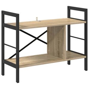 vidaXL B&uuml;cherregal 3 Ebenen 75 x 30 x 58,5 cm Holzwerkstoff
