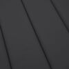vidaXL Sonnenliegen-Auflage Schwarz 200x50x3 cm Oxford-Gewebe