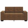 vidaXL Zweisitzer-Sofa Braun 120 cm Kunstleder