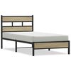 vidaXL Bettgestell ohne Matratze Sonoma-Eiche 100x190 cm Holzwerkstoff
