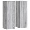 vidaXL Pflanzenst&auml;nder 2 Stk. Grau Sonoma 33x33x100 cm Holzwerkstoff