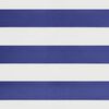 vidaXL Markise Einziehbar Blau und Wei&szlig; 3,5x2,5 m Stoff und Aluminium