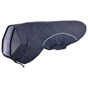 vidaXL Hunde Regenmantel mit Reflexstreifen Polyester Marineblau XXS