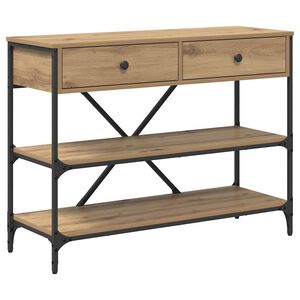 vidaXL Konsolentisch Braun 100 x 34,5 x 75 cm Holz