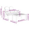 vidaXL 2-tlg. Garten-Lounge-Set Adirondack Massivholz Akazie